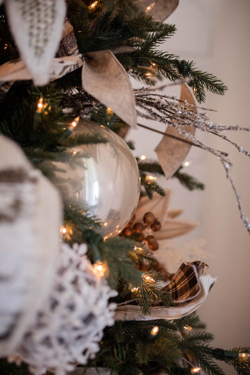 8" Pearl Shatterproof Ornament