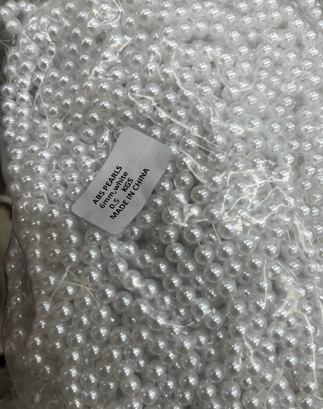 Pearl Beads 6mm 8mm 12mm White Ivory