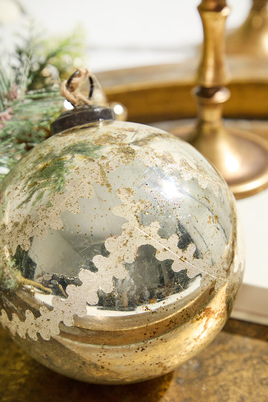 5" Notre Dame Glass Ball Ornament