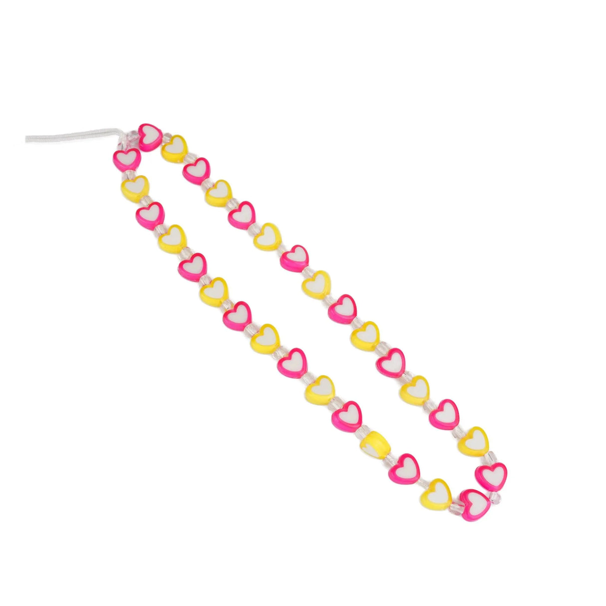 Phone Charm Hearts - Pink & Yellow