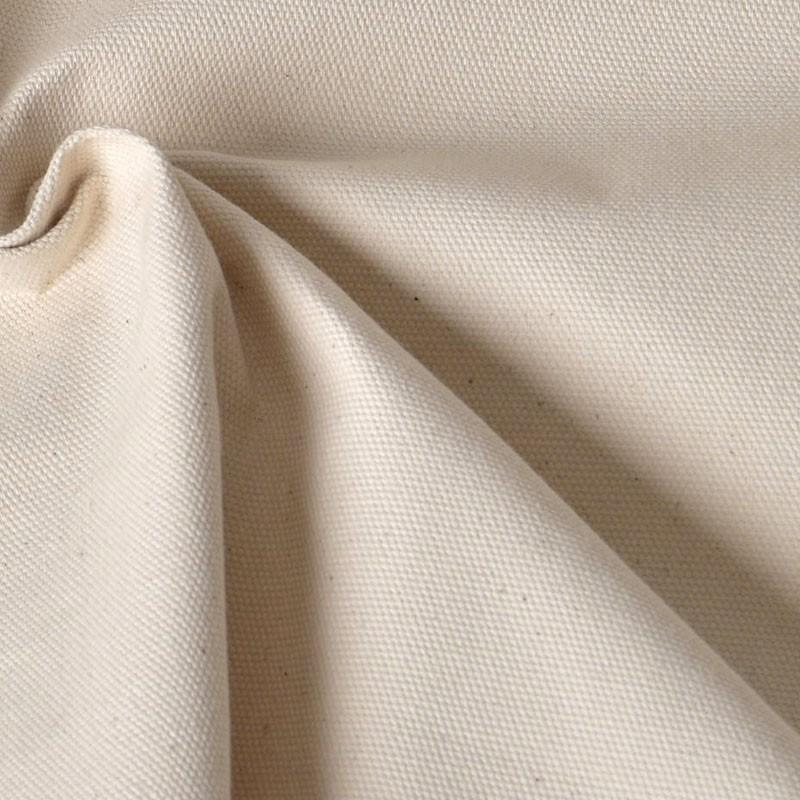 Canvas Fabric | Cotton Duck | Medium | Natural 7oz | 62'' Wide | Arts & Crafts Backings Covers Placemats (1 Yard)