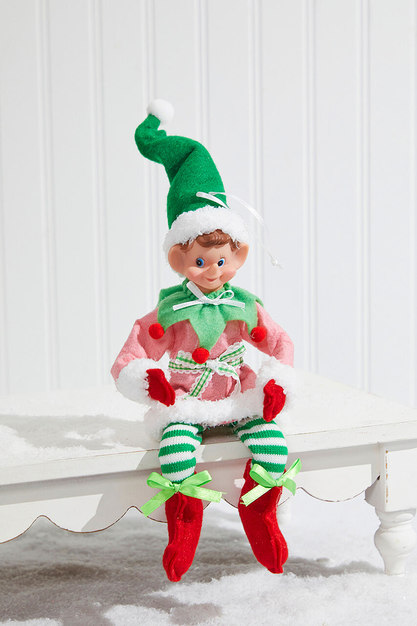 11" Bendable Holiday Sweet Elf