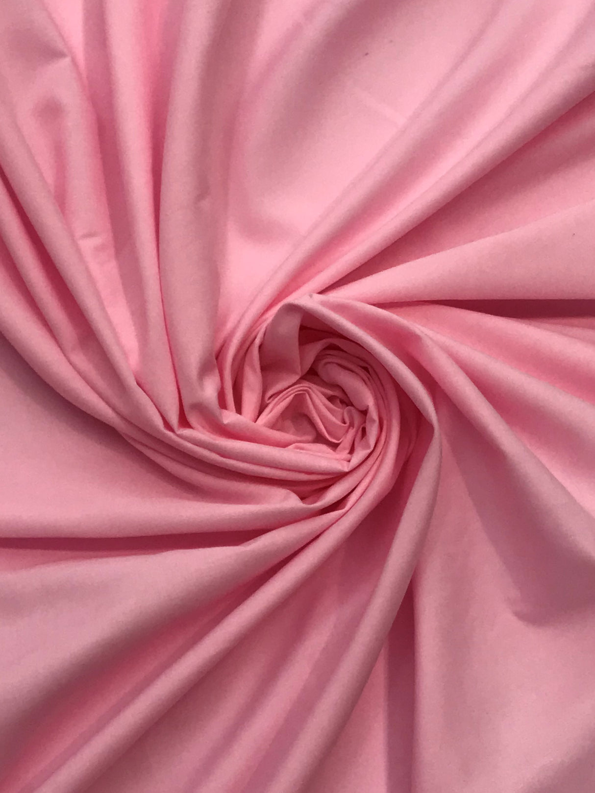 Baby Pink Poly Cotton Fabric - Baby Pink, 59/60" Width (1 Yard)