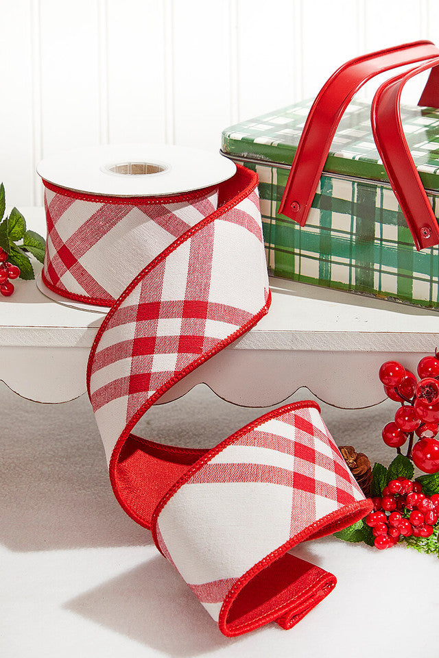 Believe Ribbon Mini Bundle Christmas Tree Decorating Ribbon Kit with Santa & Plaid Designs
