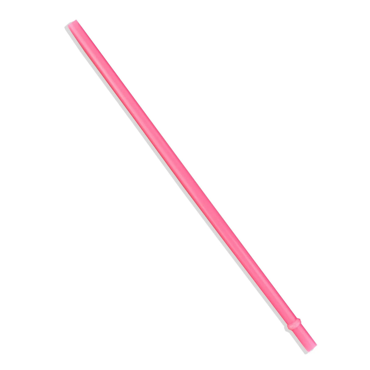 Plastic Straw Reusable Opaque - Light Pink 7.25"