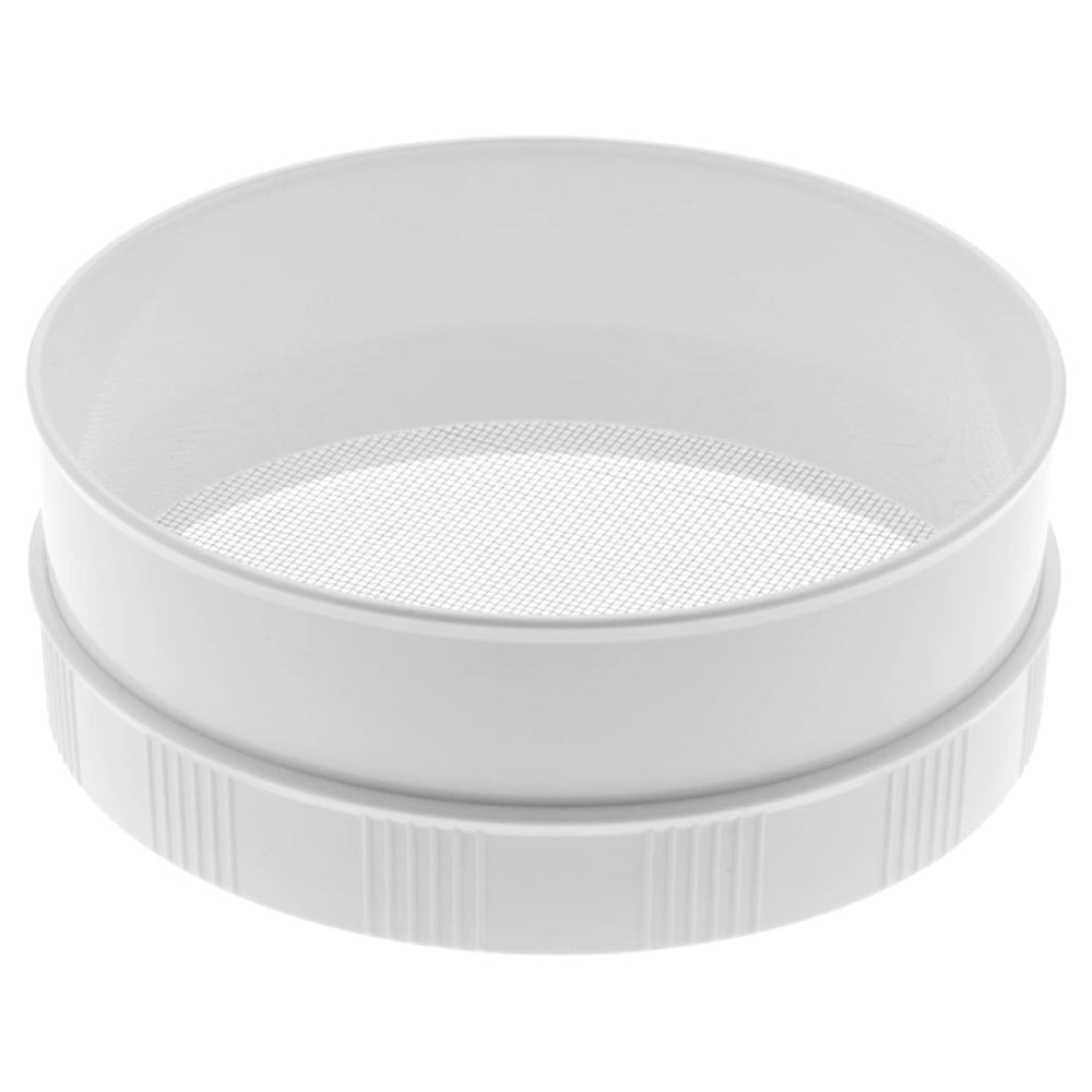 Plastic Flour Sieve with Stainless Steel Mesh, 12" Dia. - 0.85mm Holes (#20 Mesh)