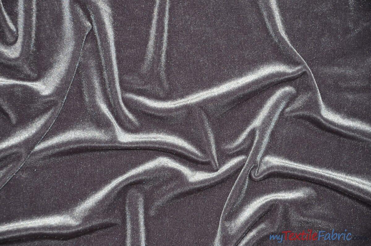 Stretch Velvet Spandex Fabric - Solid, 58" Width (1 Yard)