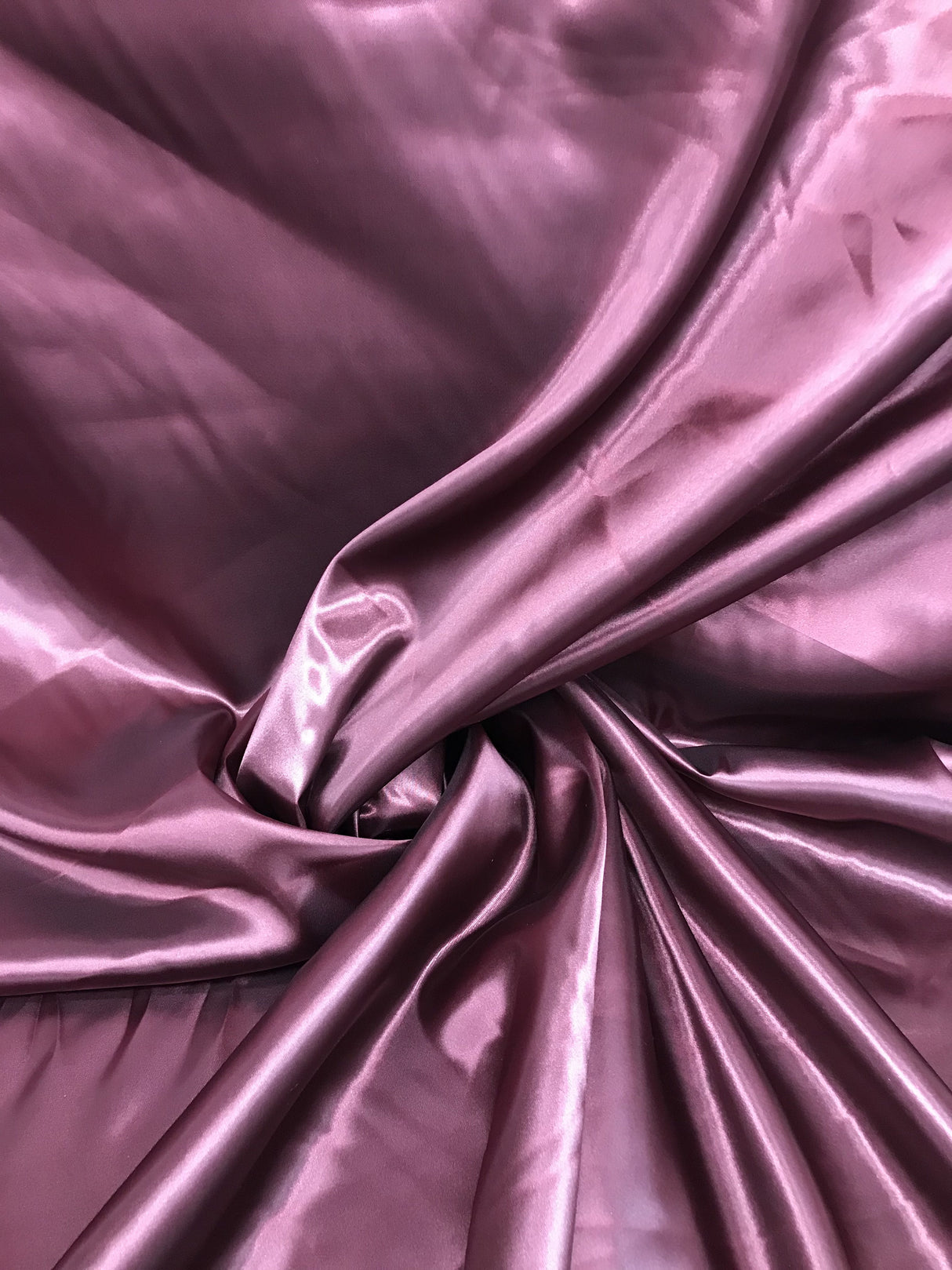 Plum Medium Satin Polyester Fabric - Plum, 58"-60" Width