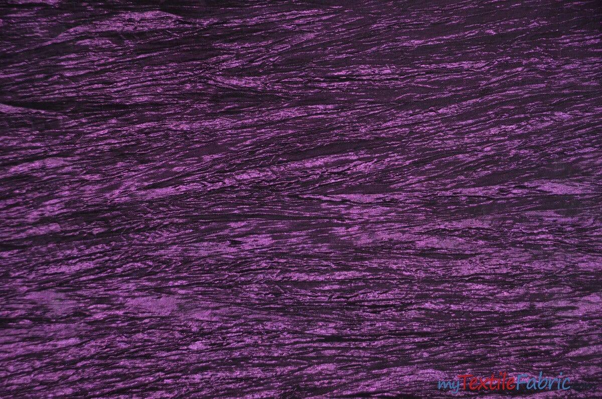Crease Taffeta Crush Taffeta Polyester Fabric - Crushed Texture, 50/52" Width (Continuous Yards Or By Bolt)