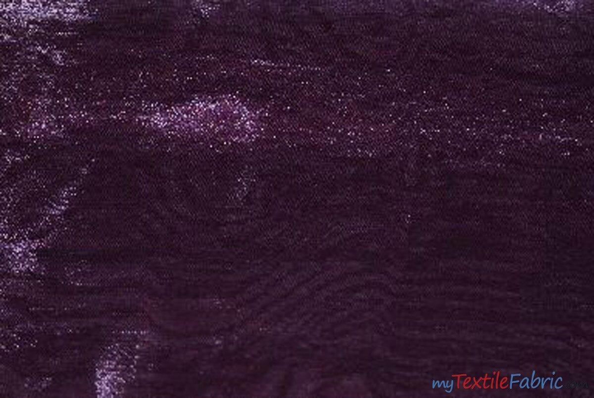 Crystal Organza Polyester Fabric - Sparkle Sheer, 58/60" Width, Yards & Bolts (1 Yard)
