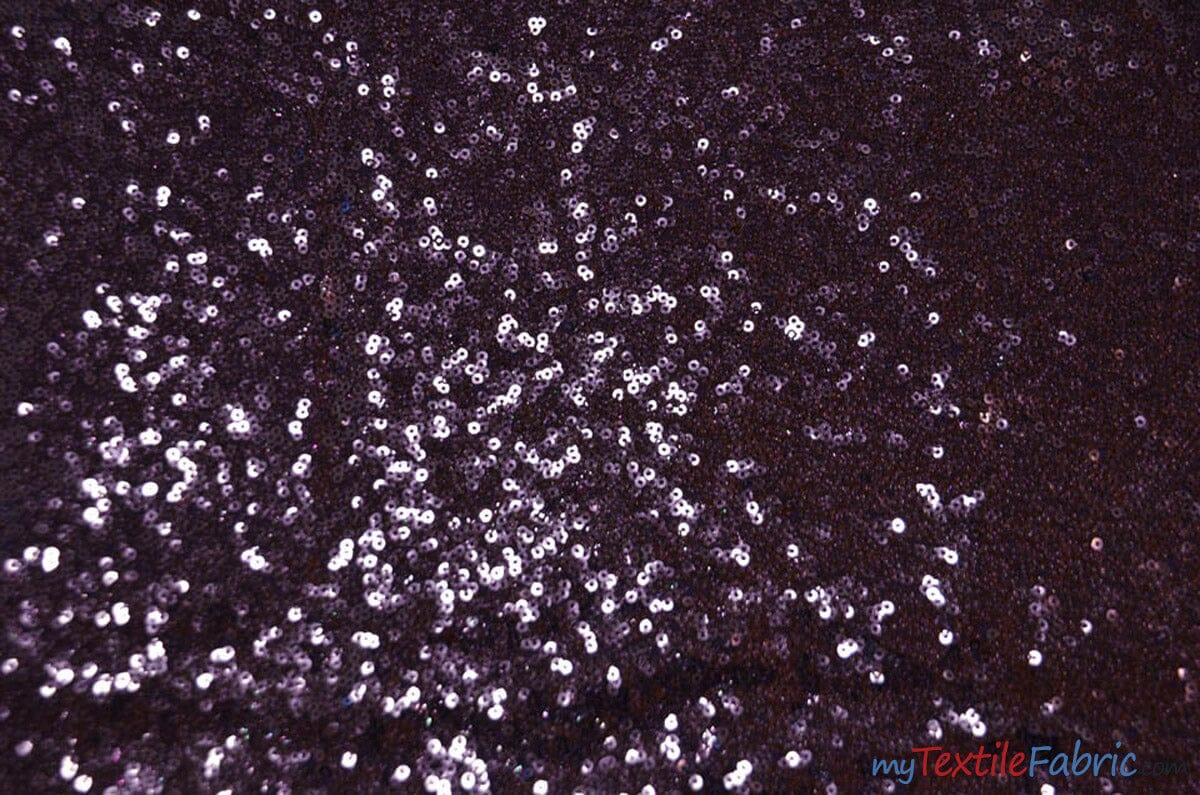 Glitz Mesh Sequins Polyester Fabric - 3Mm Glitter Sequins, 52" Width, Multiple Colors (1 Yard)