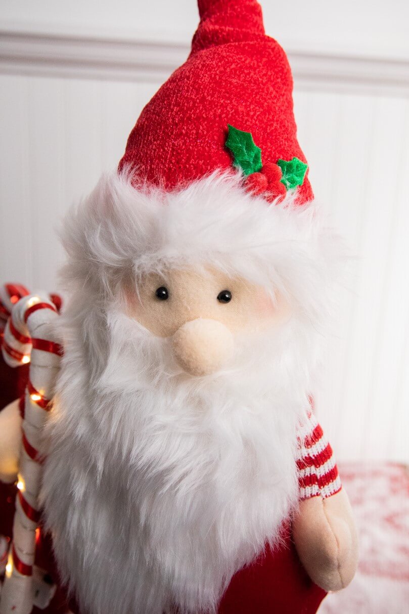 22” Plush Standing Santa