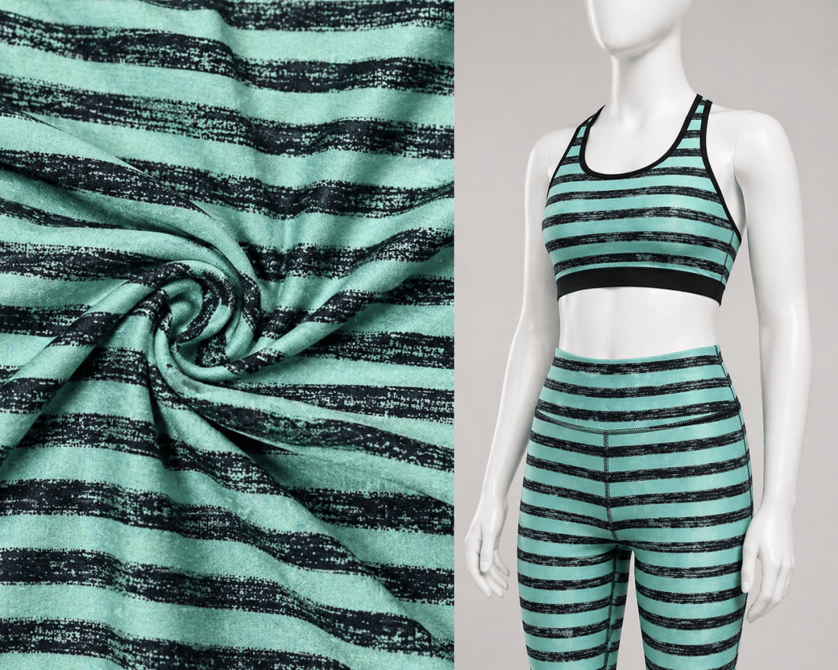 Nylon Spandex Tricot Printed Fabric