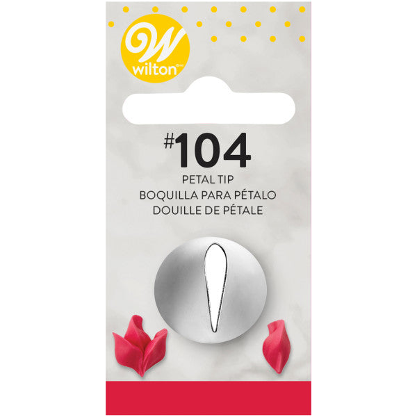 Wilton #104 Petal Cake Decorating Tip