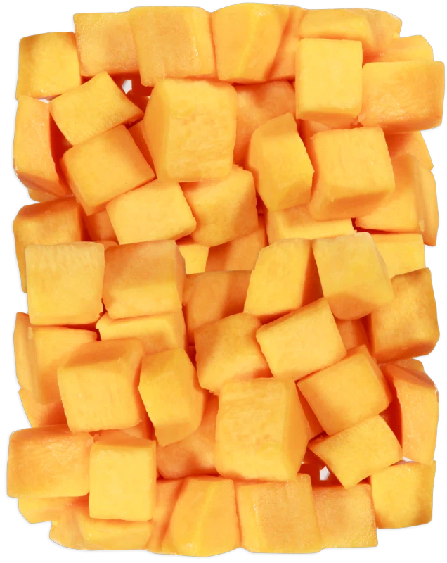 Cut Butternut Squash Fresh Peeled and Ready to Cook 2 lb Bag