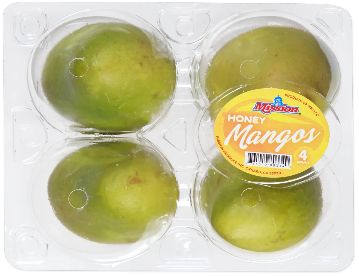 Ataulfo Mangos Fresh Sweet Honey Mangoes 4 Count