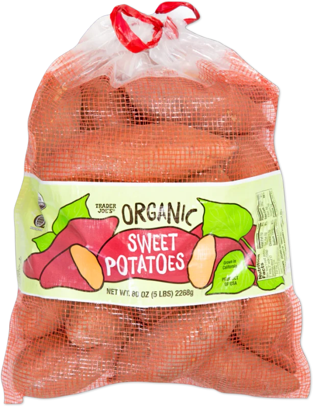 Organic Sweet Potatoes 5 lb Bag Fresh Sweet Tubers - 5 Lb
