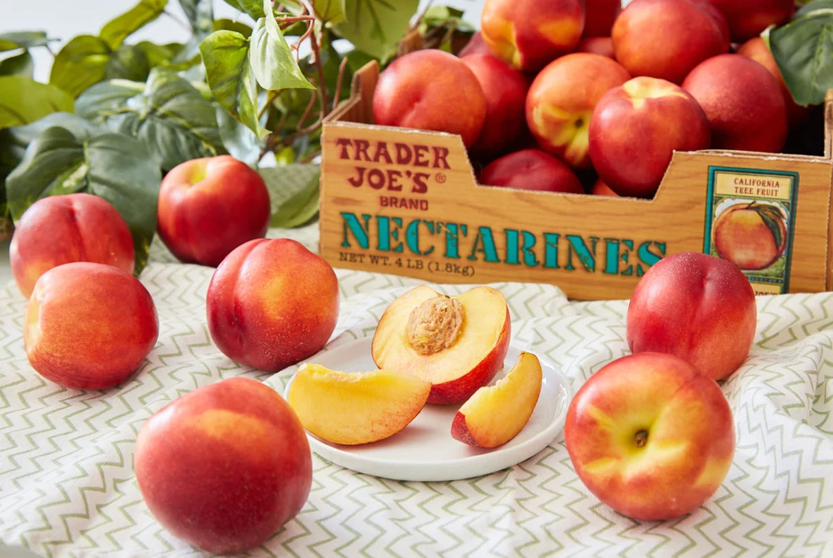 Nectarines 4 lb Box Juicy Sweet California Stone Fruit