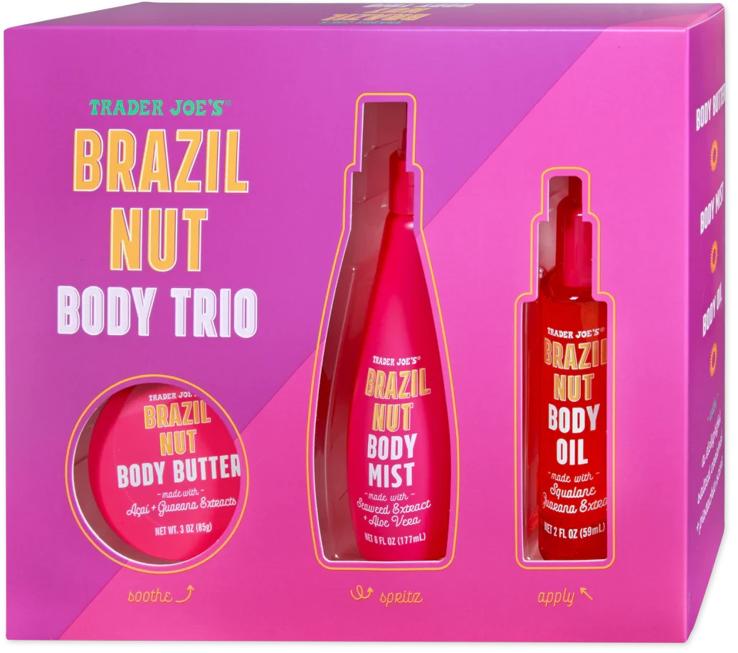 Brazil Nut Body Trio Hydrating Moisturizing Skin Care Set