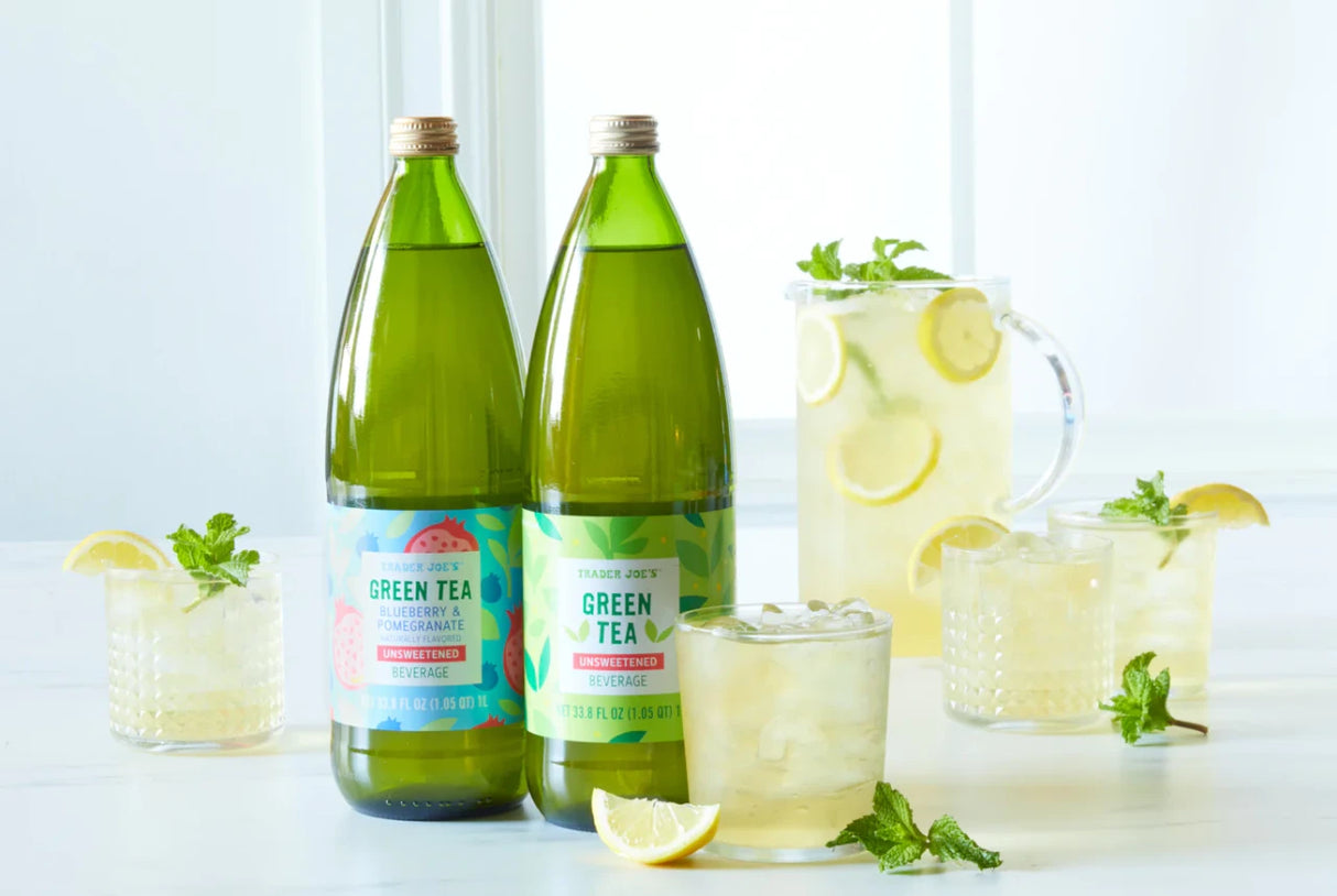 Green Tea Unsweetened Beverage – Pure & Refreshing 33.8 Fl Oz