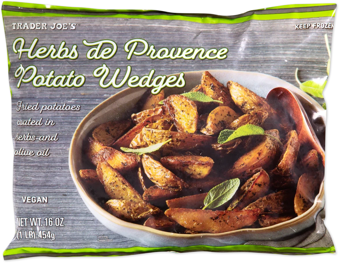 Herbes de Provence Potato Wedges Crispy Frozen Side Dish 16 Oz