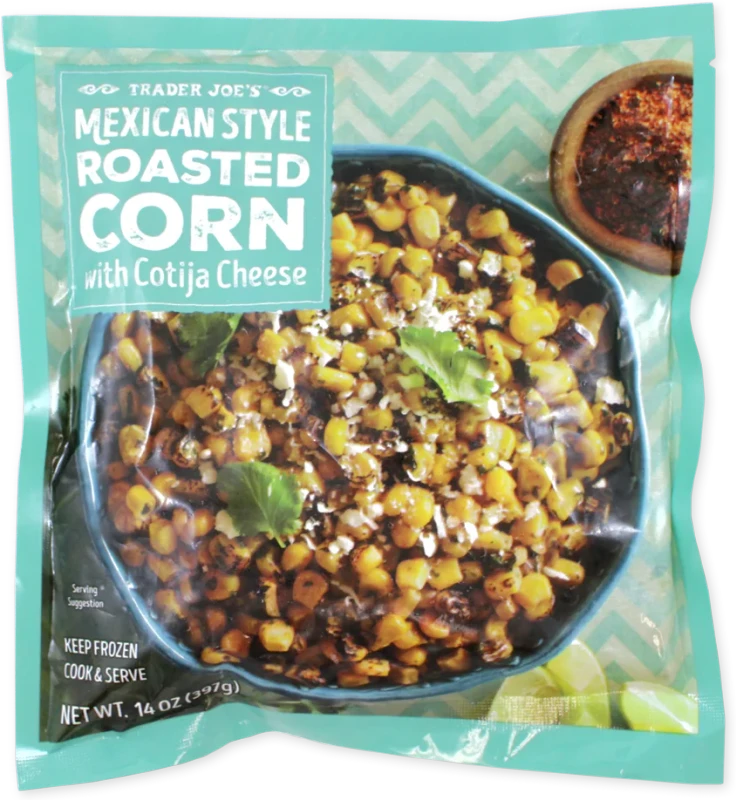 Mexican Style Roasted Corn with Cheese Spicy Creamy Side Dish 14 Oz