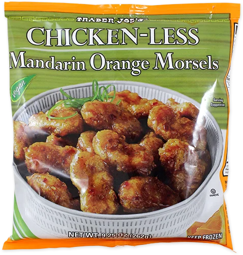 Vegan Mandarin Orange Chicken-less Morsels Plant Based Meal 9.25 Oz