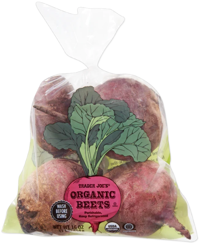 Organic Beets Fresh Red Root Vegetables for Roasting Baking Salads and Cooking - 1 Lb