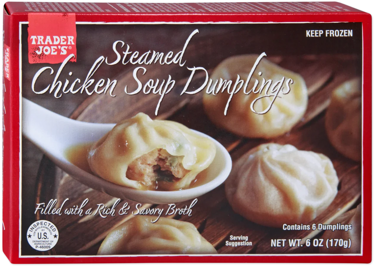 Chicken Soup Dumplings Steamed Xiao Long Bao Ready Meal 6 Oz