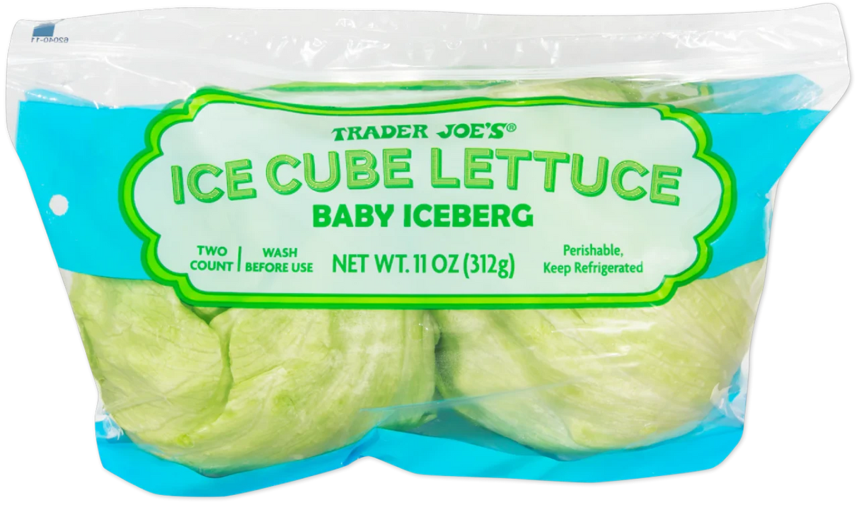 Baby Iceberg Lettuce – Petite, Crisp & Sweet, Pre-Washed - 1 Each