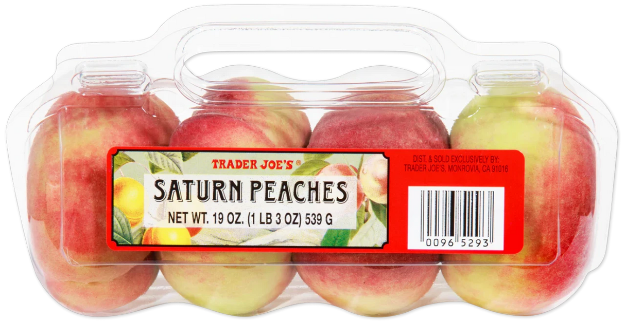 Saturn Peaches Sweet Juicy Stone Fruit for Snacking