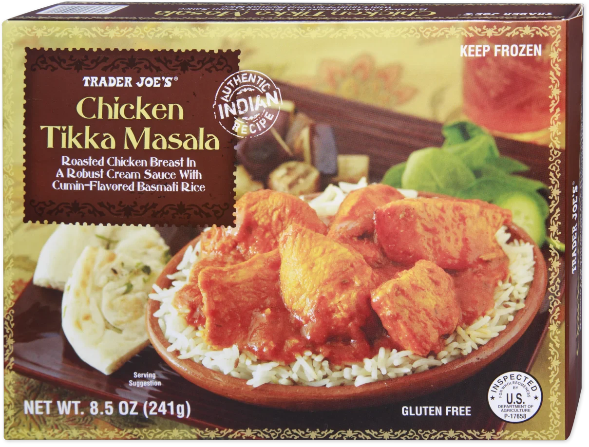 Chicken Tikka Masala with Basmati Rice Frozen Indian Meal 8.5 Oz