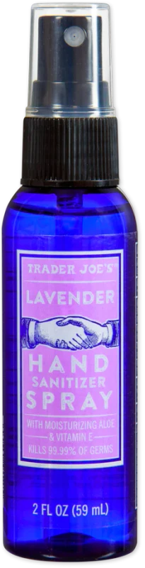 Lavender Hand Sanitizer Spray Moisturizing Antibacterial Hand Cleanser