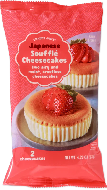 Japanese Souffle Cheesecake Light Creamy Dessert Cakes 4.22 Oz