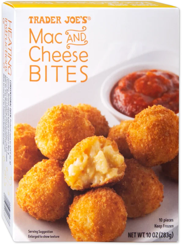 Mac and Cheese Bites Crispy Cheesy Frozen Appetizer Snack 10 Oz