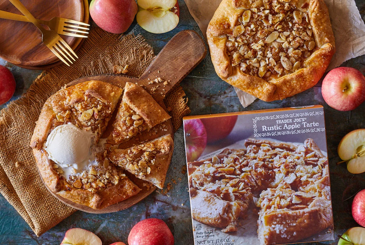 Rustic Apple Tarte Almond Cinnamon Cream Cheese Dessert 17.6 Oz