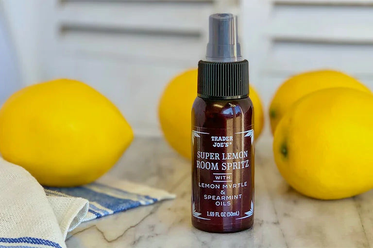 Super Lemon Room Spritz – Natural Citrus & Spearmint Air Freshener (1.69 fl oz)