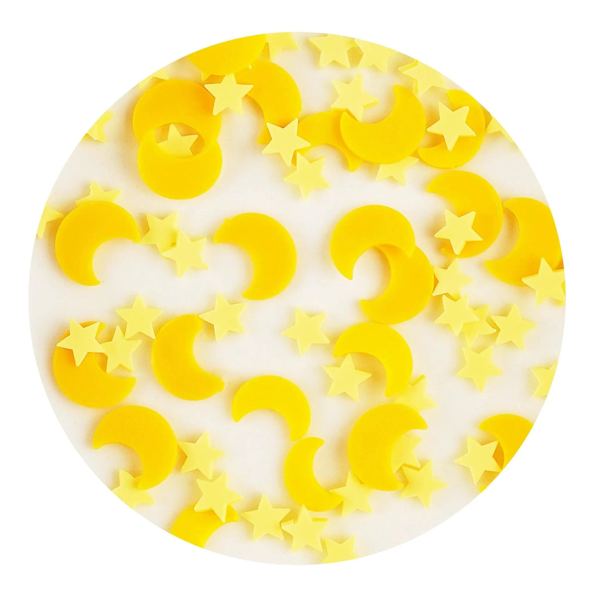 Poly Clay Slices - Stars & Moons (2 oz Bag)