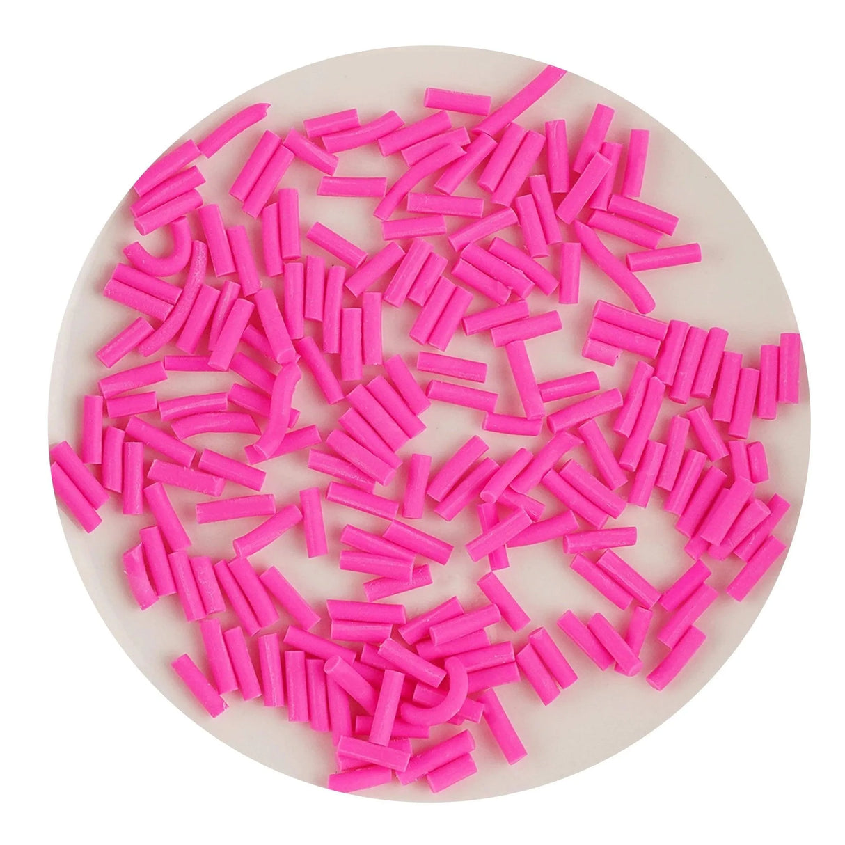 Poly Clay Sprinkles - Hot Pink (2 oz Bag)