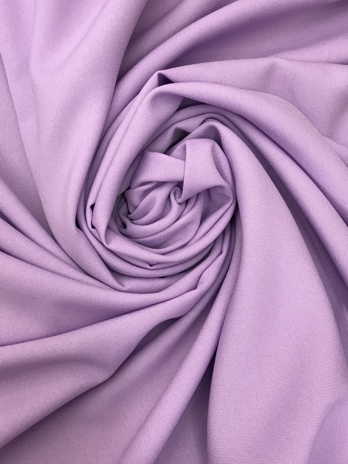 Poly Poplin Polyester Fabric - Lilac, 59/60" Width (1 Yard)