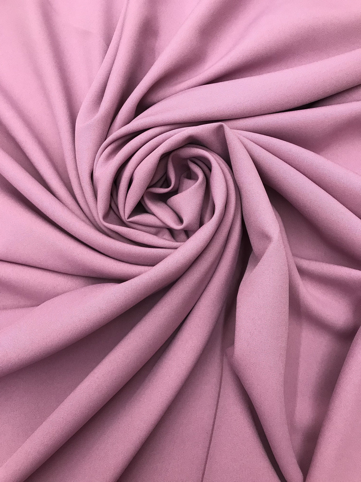 Poly Poplin Polyester Fabric - Mauve, 59/60" Width (1 Yard)