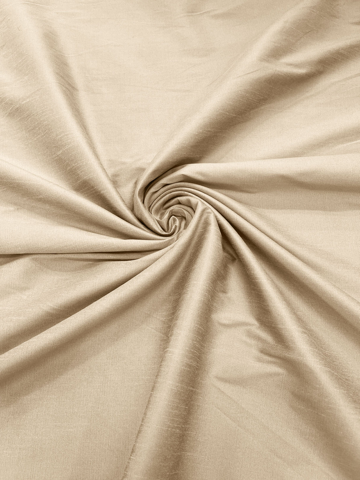Polyester Dupioni Faux Polyester Fabric - Solid, 55" Width (1 Yard)