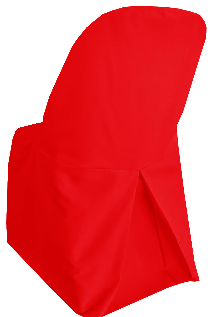 Premium Polyester Folding Chair Cover Red
