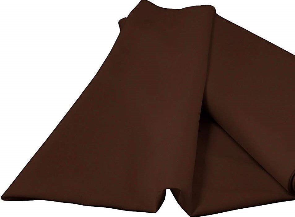 Polyester Poplin Fabric - Solid Color, 60" Width (1 Yard)