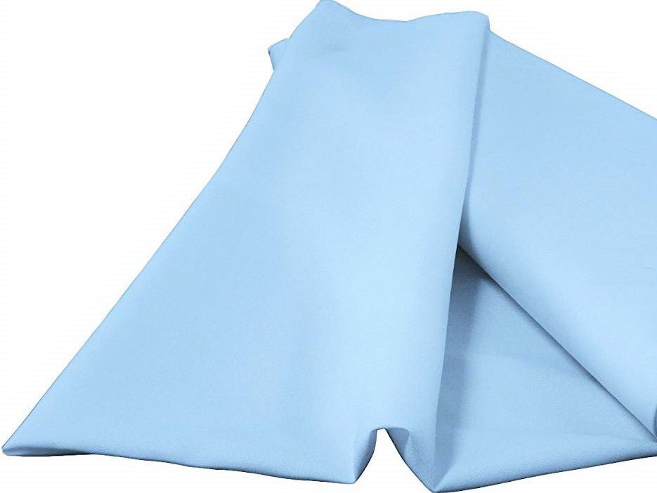 Polyester Poplin Fabric - Solid Color, 60" Width (1 Yard)