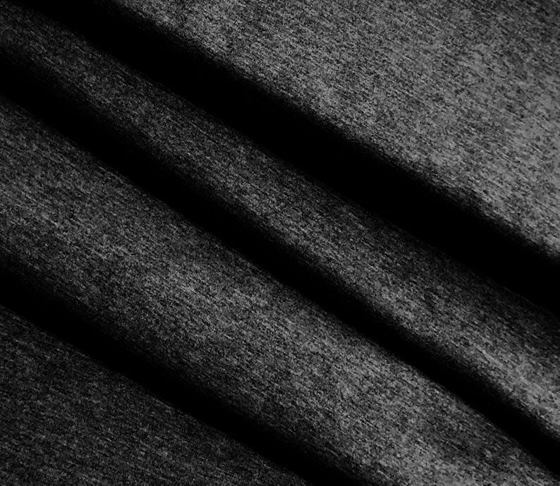 Ponte De Roma Polyester Rayon Spandex Fabric - Solid Color, 320 GSM Knit, Sold By The Yard (1 Yard)