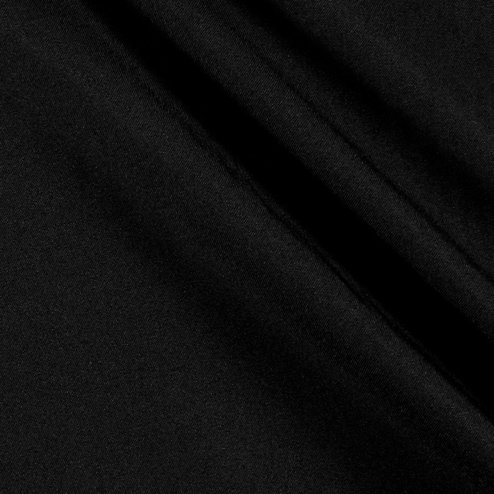 Black Polyester Poplin (120″) Fabric,