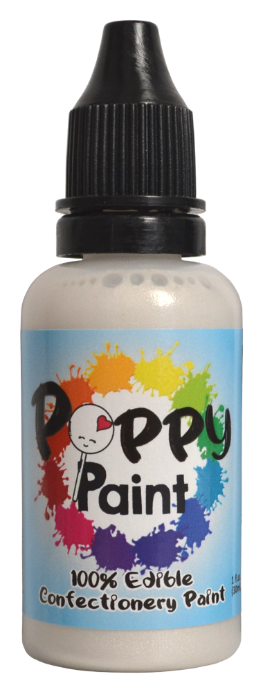 Poppy Paint Pearl – FDA Approved Edible Confectionery Paint for Chocolate & Desserts