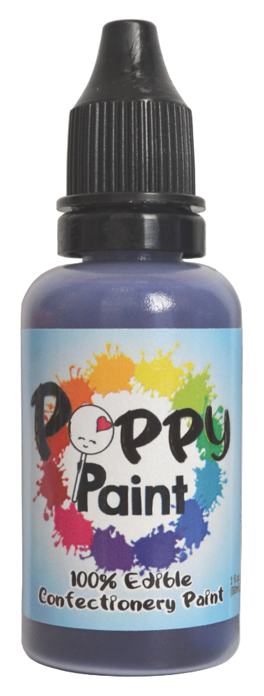 Poppy Paint Purple – FDA Approved Edible Confectionery Paint for Chocolate & Desserts