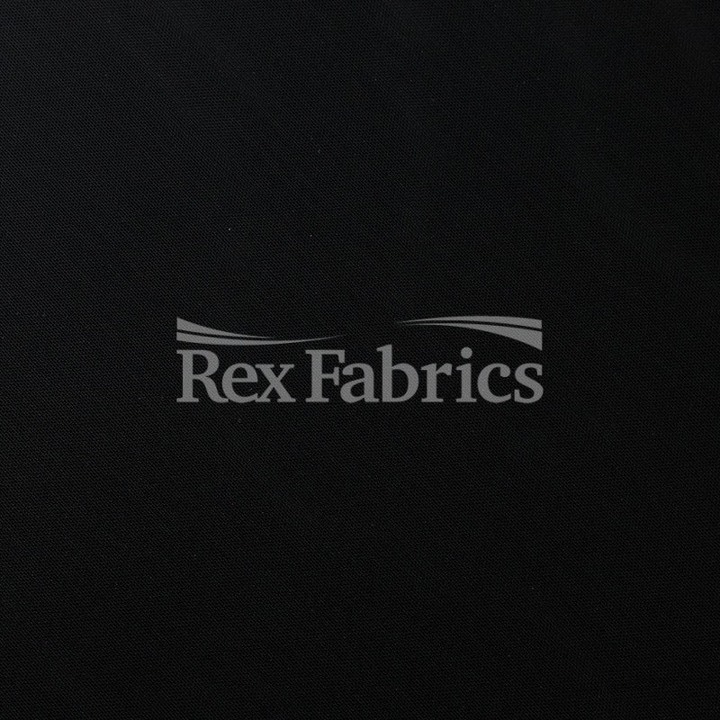 Power PFP Polyester Spandex Fabric - Black or White Solid, 4-Way Stretch, 58" Width (1 Yard)